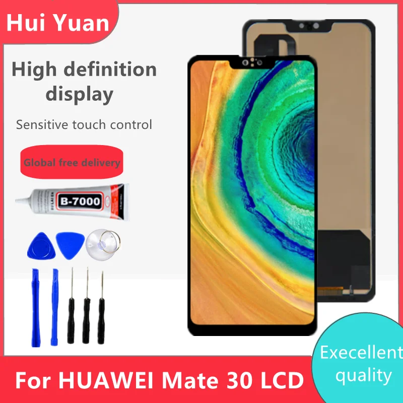 

TFT Display For Huawei Mate 30 LCD Display Touch Screen Digitizer TAS-L09 TAS-L29 Replacement for MATE30 Screen No Fingerprint