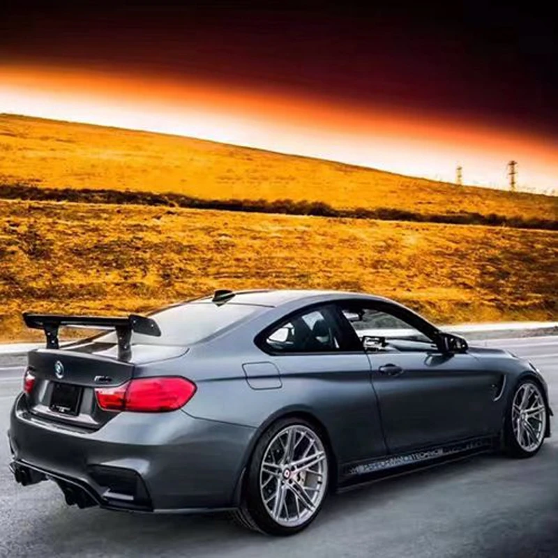 For BMW 1M M3 E82 E87 E90 E92 E93 F30 F10 Revozport Style GTS Carbon Fiber Material Rear Spoiler Tail Trunk Wing Boot Molding