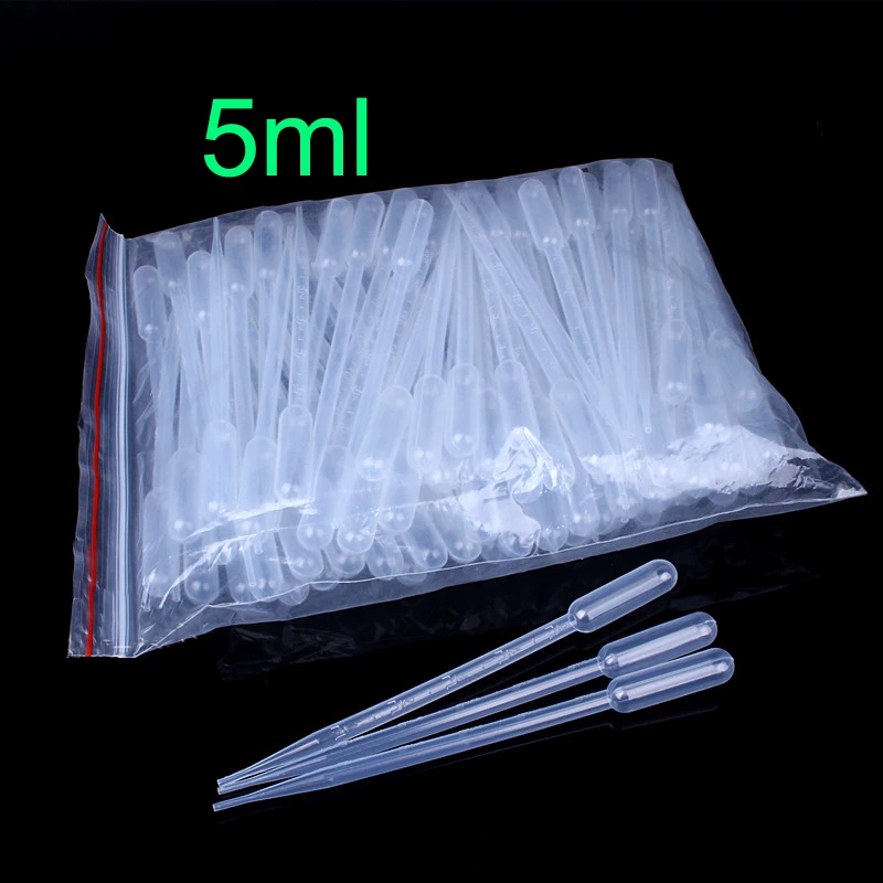 plastico descartavel graduado pipeta transparente dropper pipetas pasteur experimento de laboratorio suprimentos 5ml 501000 pcs 01