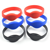 1Pc/Lot UID IC Changeable Silicone Wristband Bracelet Block 0 Writable 13.56Mhz Rewritable Proximity Smart Card Copy Clone