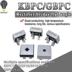 KBPC5010 KBPC3510 Rectifier bridge pile KBPC1010/1510/2510/610 GBPC3510 Diode Bridge Rectifier 50A1000V