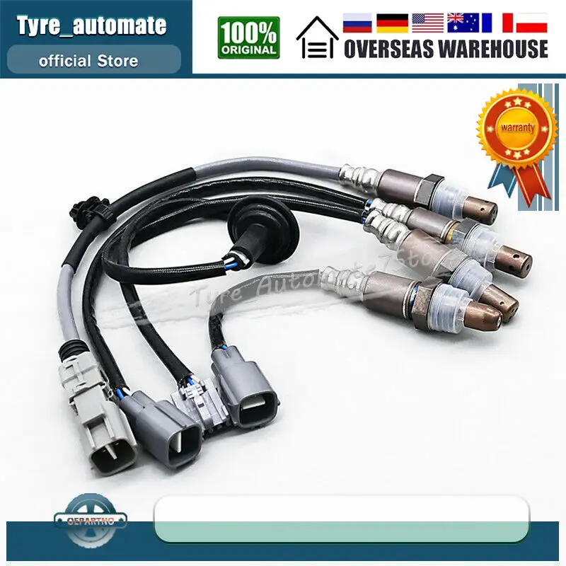 New Set of 4 Oxygen Sensors O2 Up&Downstream For Toyota Sienna 2004-2006 3.3L 89467-48050 89465-08040 89467-08040 89465-08030