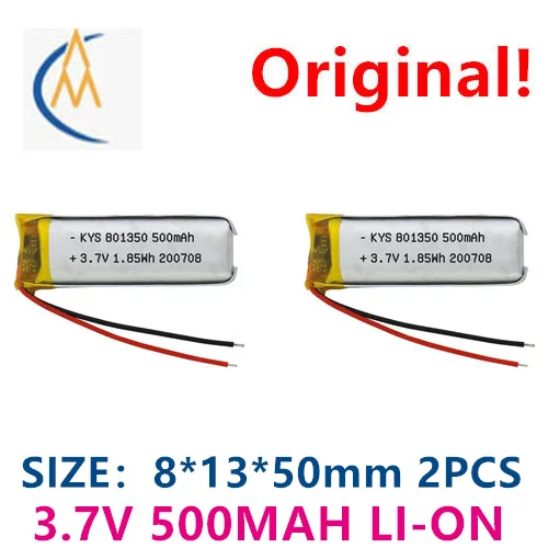 buy more will cheap 2PCS Process 801350 3.7V 500mah bicycle tail light electric toothbrush custom navigator toy test led