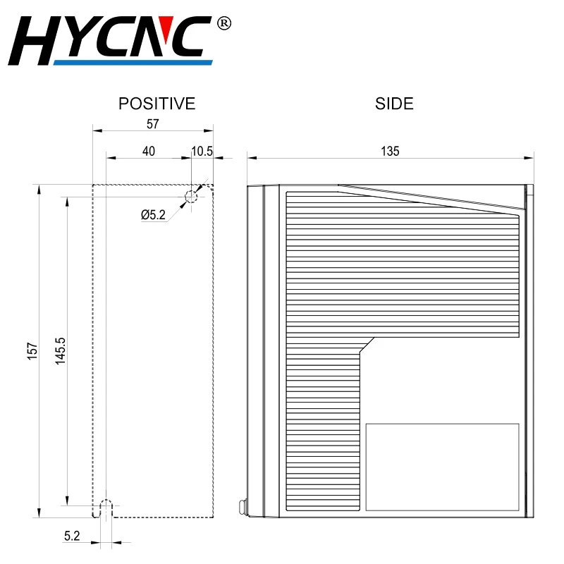 Il servoazionamento ibrido 1PH 30 ~ 80VAC 6.0A di YAKO MS-S3 con adattamento dell'azionamento del visualizzatore digitale YK286EC118A1 ha chiuso il motore 8.2N.M del ciclo