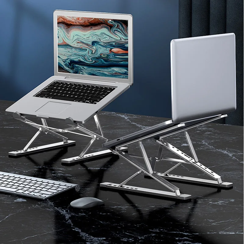 KKXA N8 Adjustable Laptop Stand Aluminum for Macbook Air Pro PC Tablet Notebook Stand Table Cooling Pad Foldable Laptop Holder