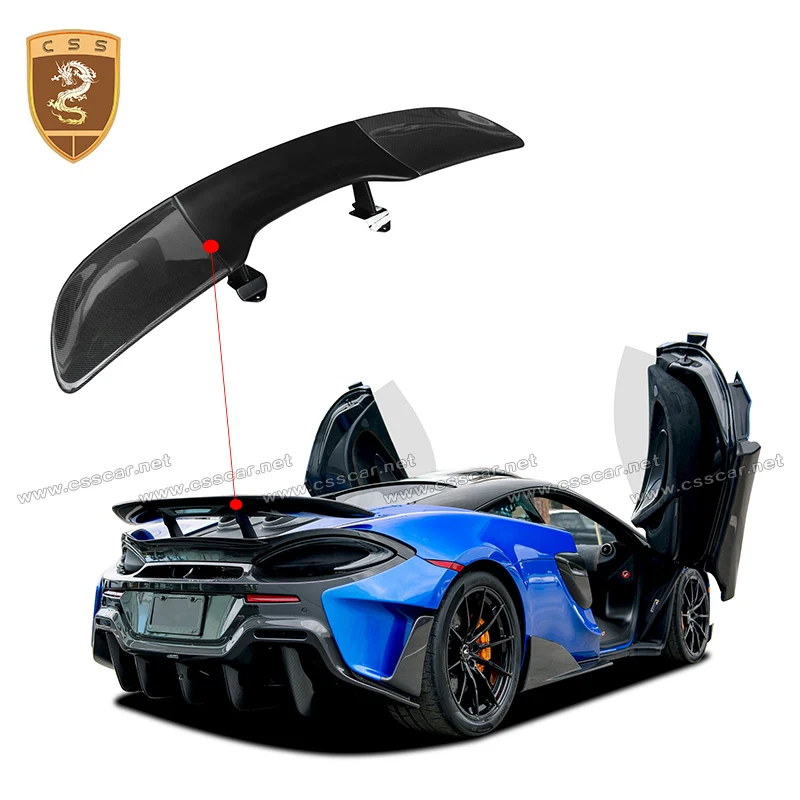 540C 570S 570GT Dry Carbon fiber rear spoiler wings for McLaren 540C 570S 570GT 600LT style