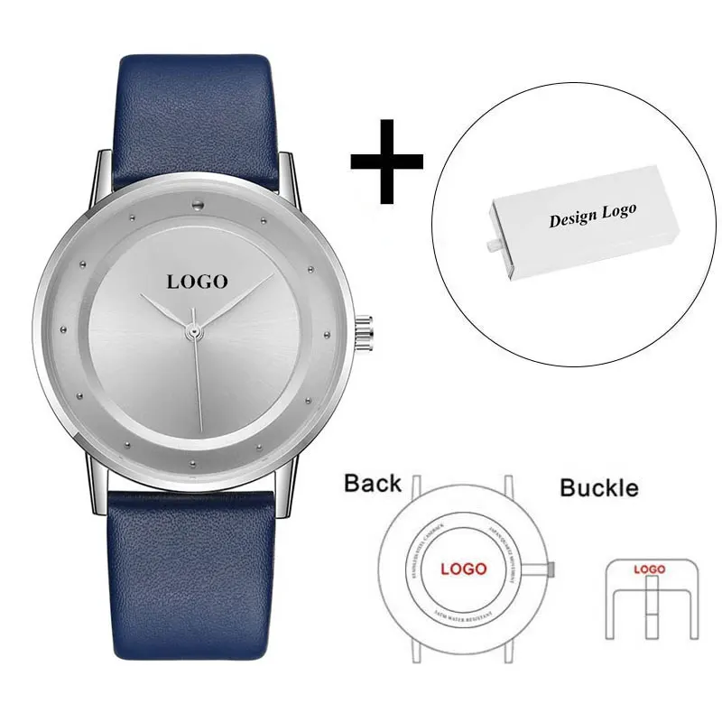 CL040 Custom Minimalist Watches Creative Design Simple Dial OEM Watch Brand Luxury Man Fashion Logo Personalized Watch