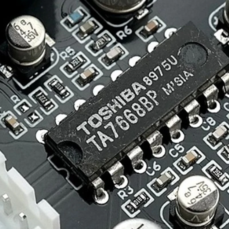 TA7668 Pita Drive Preamplifier Pita Amplifier Papan Dek Magnetik Kepala Preamp Perekam Audio Radio Desktop DIY