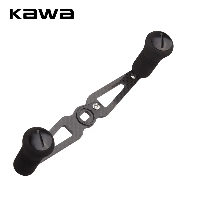 KAWA Fishing Reel Carbon Handle Reel Length 120mm Hole Size 7x4 and 8X5mm Suit  D / S Fishing Rocker Accessory