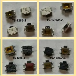 50PCS 3X4X1.5MM 2Pin/4Pin SMD Mini Button Switch Phone Side Push Button Momentary Tactile  Switch