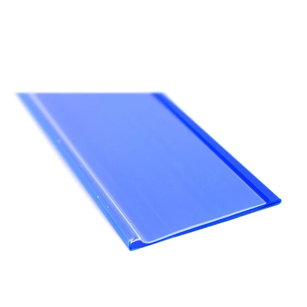 

Self-adhesive Data Strip Label Holder, Rack Shelf Edge Display Clear Scanner Rail Price Tag Card Sign Frame Pop Promotions Clip