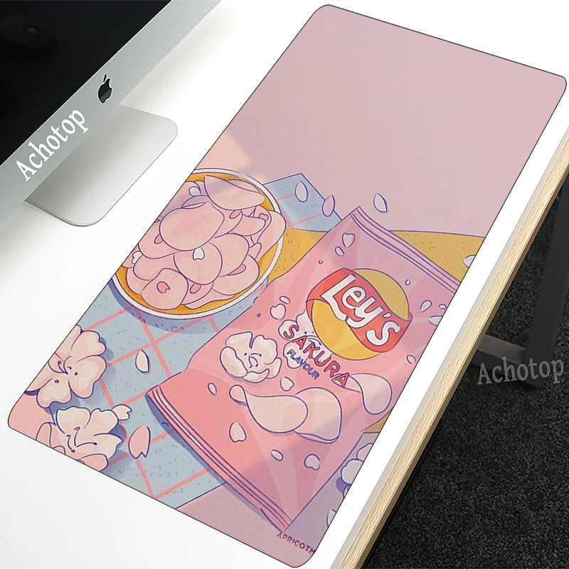 900x400mm Pink Kawaii Gaming Mouse Pad Computer Mousepad Super Large XL Rubber Speed Desk Keyboard Mouse Pad Desktop Gamer Mats