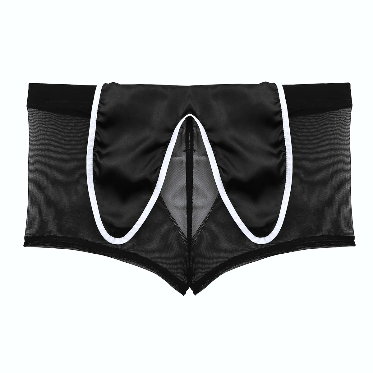 Ensemble de lingerie en cuir sans entrejambe pour hommes, olympiques de séparés eur de scène, uniformes de jeu en plis, tenue de boîte de nuit, cosplay sexy