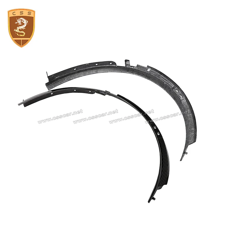 Car Front Fender Wheel Trim Flares For Chevrolet Corvette C7 Z51 2014- 2018 2019 Carbon Fiber Part Accessories