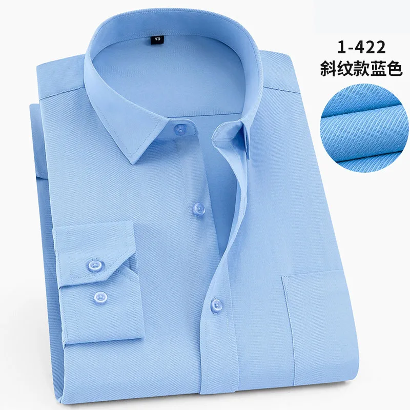 Autumn Spring men dress shirt long sleeve plus size shirt 10XL 12XL 14xl formal office loose oversize shirts Business purple