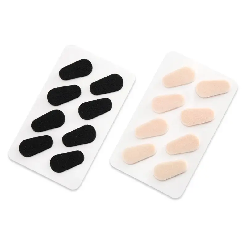 

40Pcs Soft Foam Nose Pad Self Adhesive Eyeglass Sunglasses Nose Pads F3MF