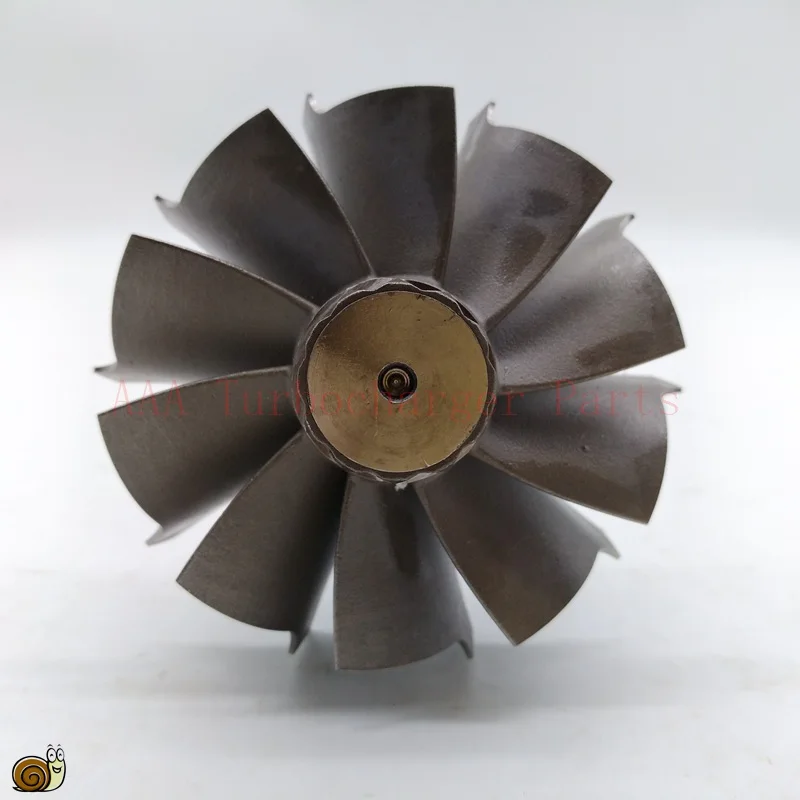 Turbo parts HX40/HX40W/H1C Turbine wheel 67mm*76mm-10blades, supplier AAA Turbocharger Parts