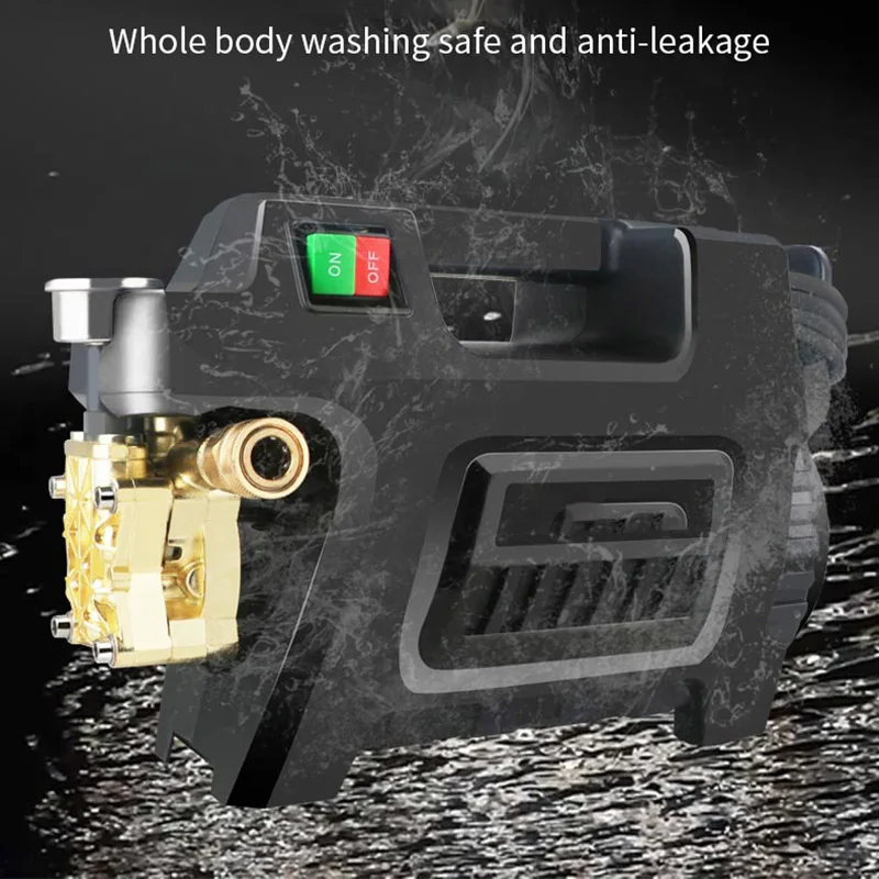 110V/220V Powerful Car Washer Portable Washing Machine Water Pump Tornador Foam Generator Car Wash Gun Water Pressure Cleaning