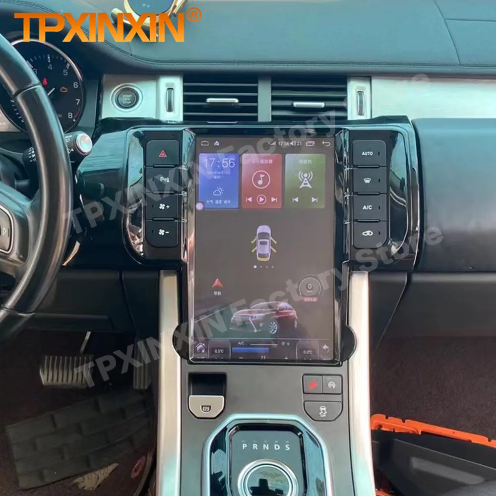 12.1 Inch 256GB Android 14 AI Screen Car Radio Receiver For Land Rover Evoque 2014 2015 2016 2017 2018 Audio Stereo Head Unit