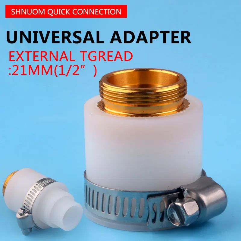 Wszechmocny 22mm woda do podlewania trawników z kranu rura wąż FittingSet złącze oczyszczacz adapter 15/19/24MM uniwersalny narzędzia ogrodowe alternatywnych