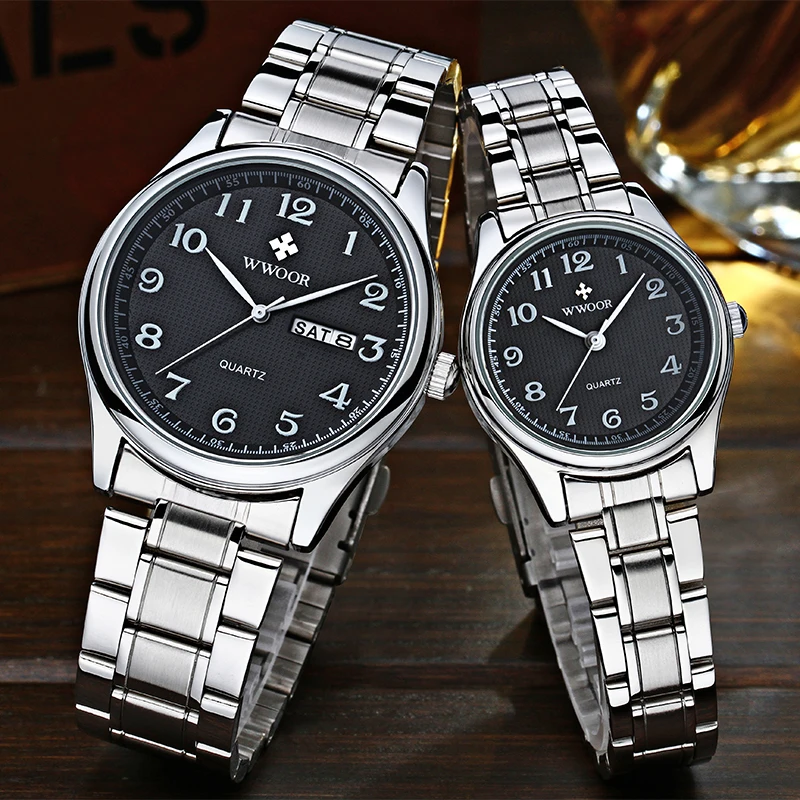 Montre Femme 2024 WWOOR Watch Women Number Dial Waterproof Small Women Watch Romantic Classic Quartz Bracelet Wrist Watch female