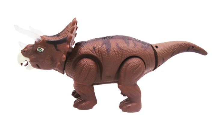 

Simulation Electric Triceratops Dinosaur Jurassic Dinosaur Model Walking Projection Lighting Sound Children Toy 2021