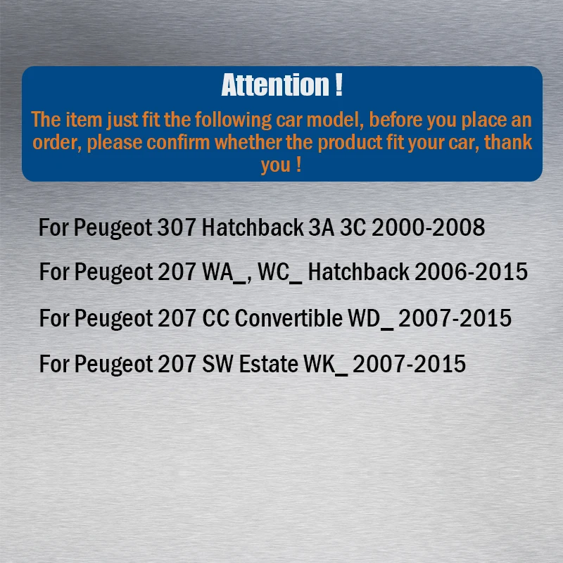 Cawanerl لبيجو 307 207 تصفيف السيارة LED الضباب الخفيف النهار مصباح جيد الإضاءة DRL 12 فولت 2 قطع