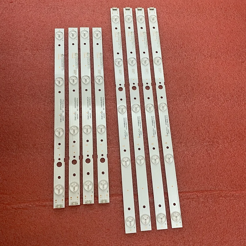 8pcs/set LED strip for TV 43UJ620V 43UG620V 43UJ6200 CRH-A4330300104L6CNRev1.0 CRH-A4330300105R6CNRev1.0 CRH-A4330300104L74C