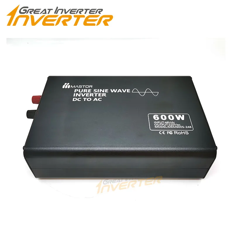 

600W Pure Sine Wave 12V/24V/48V/60V/72V/84V to 110V 120V 220V 230V 240V DC AC Power Inverter Voltage Converter