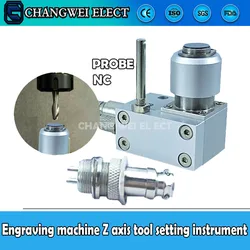 Z-axis tool setter Universal wired tool setter Normally closed Z-axis tool setter CNC probe engraving machine accessories