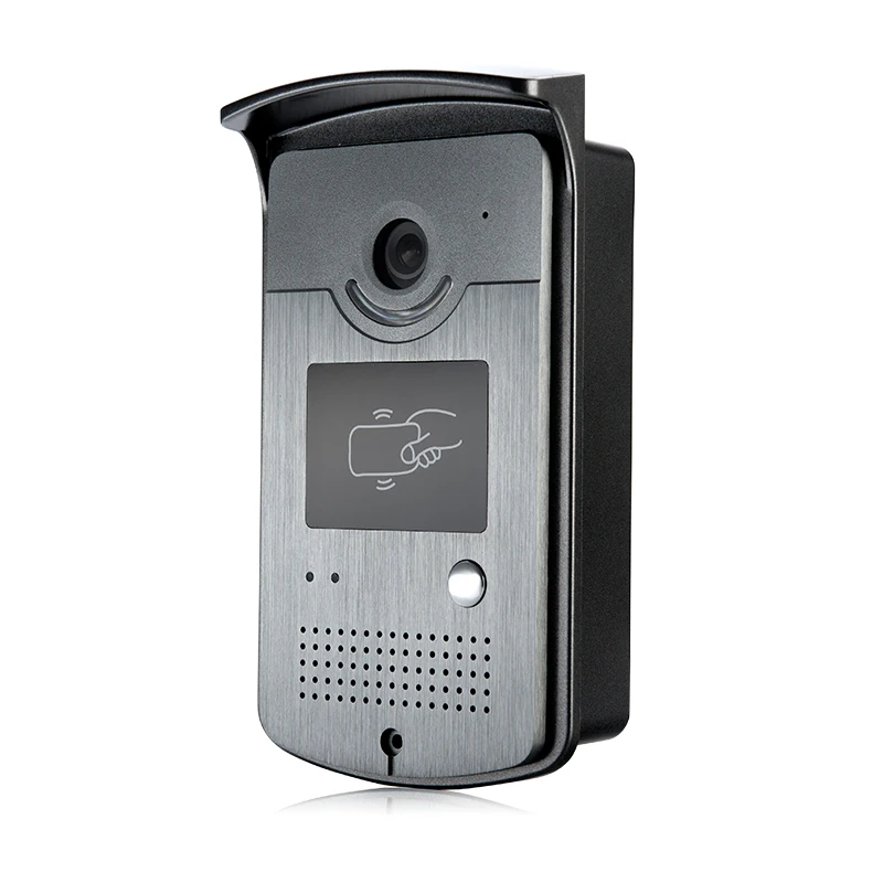 Video Intercom Toegangscontrole Systeem Deur Hd Camera Waterdicht Rfid Elektrische Magentic Lock 7 Inch Video Deurtelefoon Entry Systeem