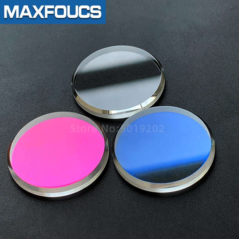 Flat 28*2.8mm for SKX013 SKX015 Sapphire glass with chamfer Bevel edge AR-coating watch crystal Parts brand