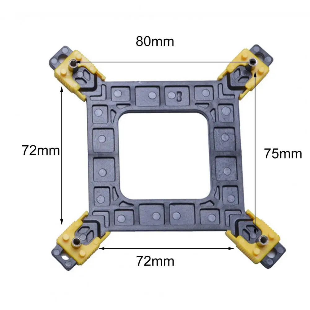 CPU Radiator Bracket Cooling Fan Backplate Heatsink Holder Base Universal PC CPU Cooler Mounting Holder for Desktop Computer