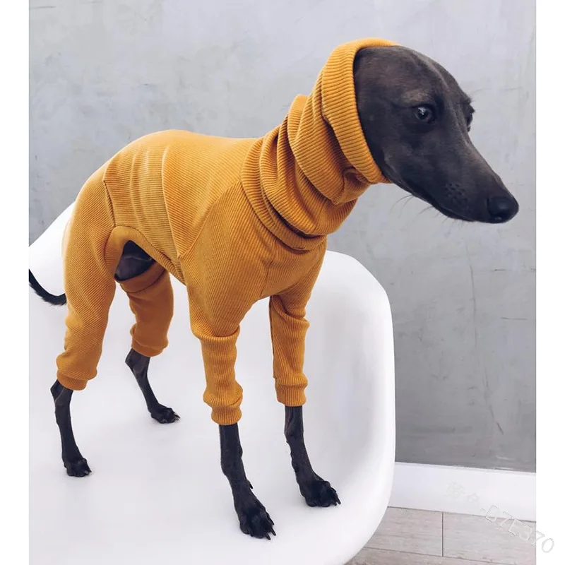 Wholesale Italian Greyhound Dog Clothes Comfortable Dog Jumpsuit for Small Medium Large Big Dogs Shepherd Pet Turtleneck Pajamas