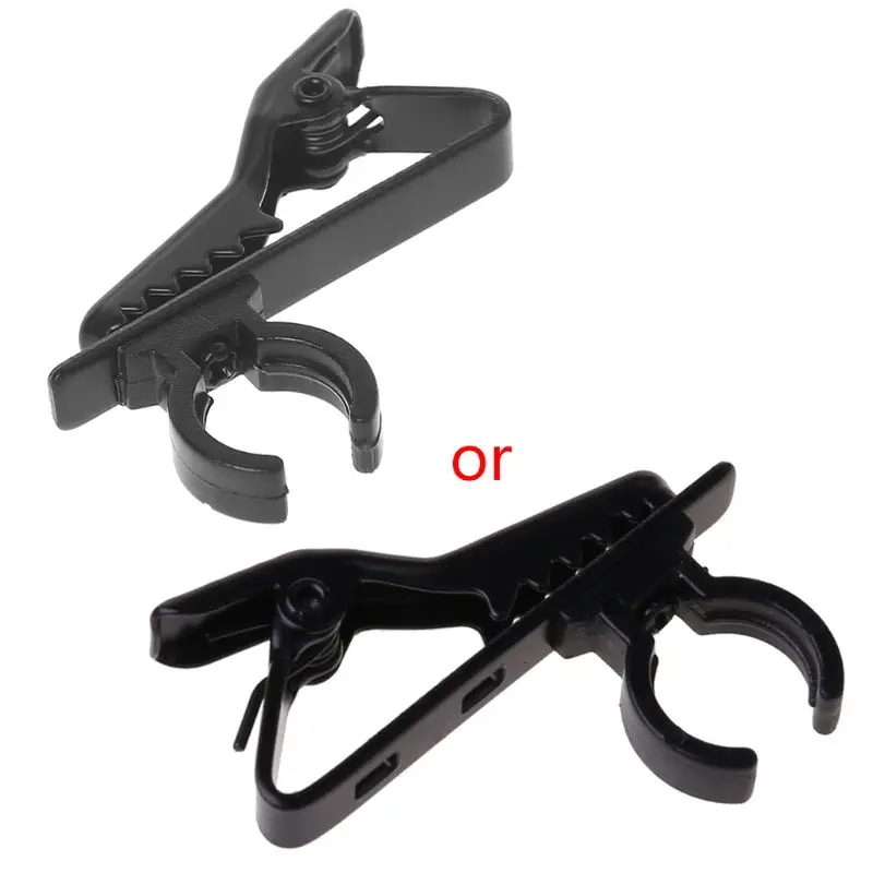 Universele Microfoon Revers Tie Clip Mini Klem Draagbare Gebruikt Voor T-shirt Kraag