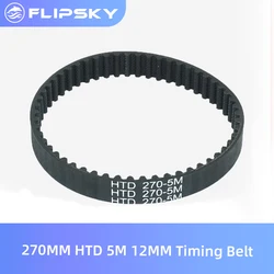 Flipsky-correa de distribución para monopatín eléctrico, accesorios de bricolaje, Correa sincrónica, HTD, 5M, 12MM, 270MM