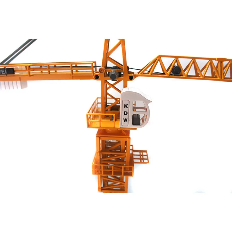 High-grade alloy tower slewing crane model,1:50 Large tower crane toy,exquisite model gift,free shipping