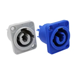 1PC Powercon Connector 3 pins 20A 250V, Power Speaker panel socket female For LED Screen Stage Lighting