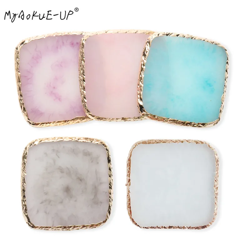 1 Pc Square Lashes Glue Holder False Eyelash Extension Stand Pallet Pad Resin Eyelashes Extension Women Makeup Tools