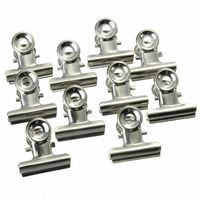 20Pcs Stainless Steel Chip Bag Clips For Air Tight Seal Grip Food Sealing Clamp Clip Powder Food Package Bag Clip
