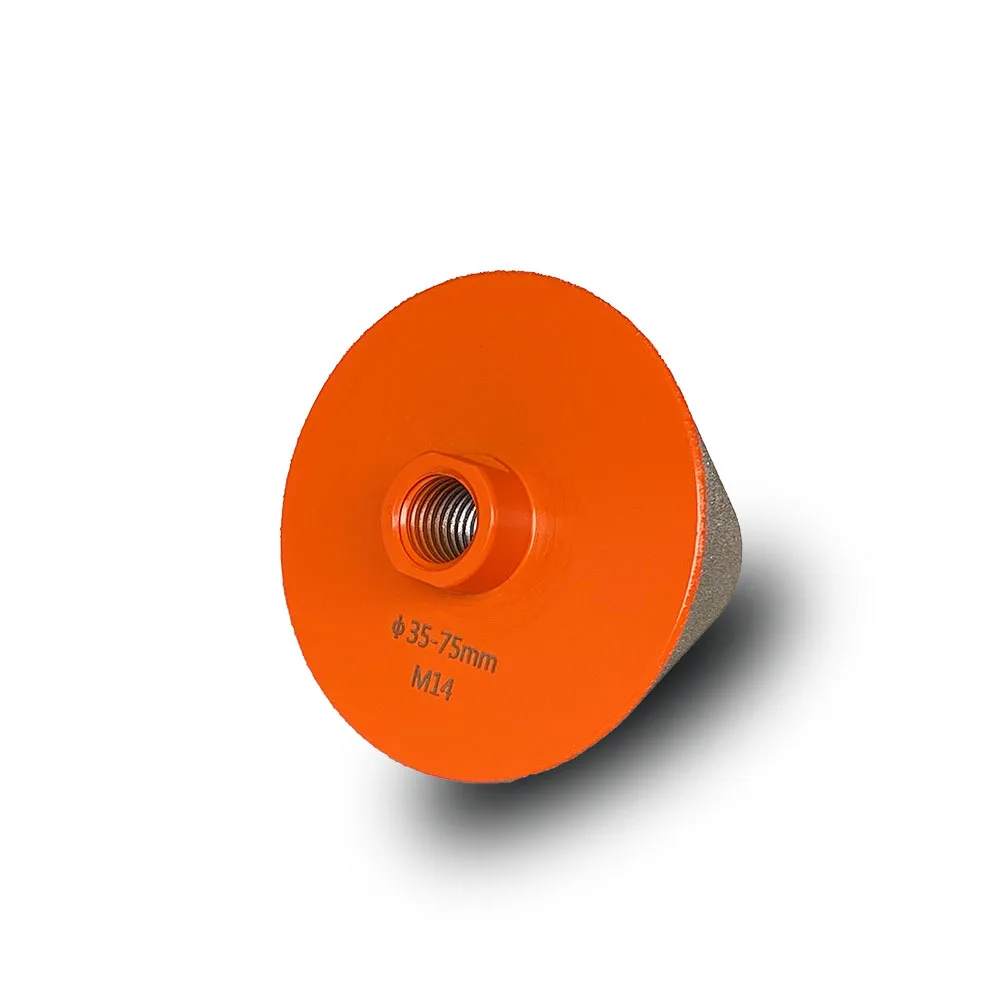 Wholesal eFlat/Round Angle M14 Vacuum Brazed Diamond Beveling Chamfer Bit Set For Holes Trimming Finishing Countersink Ceramic