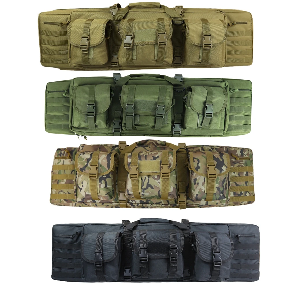 39Inch/92cm Double Tactical Bag Water Dust Resistant Long Case Bag for Range Sports Storage for Hunting Movie Equipment