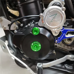 FOR KAWASAKI KLX250 KLX250S KLX250SF D-TRACKER 2006-2020 Motorcycle Accessories CNC Engine Cover Hole Decorative Screw Cover