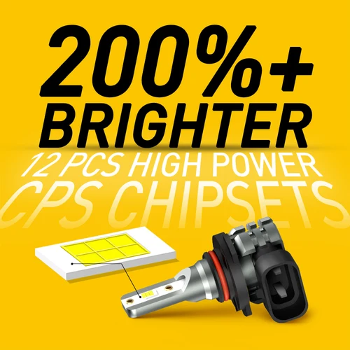 Imagen 2 del producto AUXITO-bombillas LED antiniebla H8 H11 H16, lámpara de conducción para coche, 9145, 9140 k, blanco, 6500k, amarillo dorado, DRL, 2 uds.