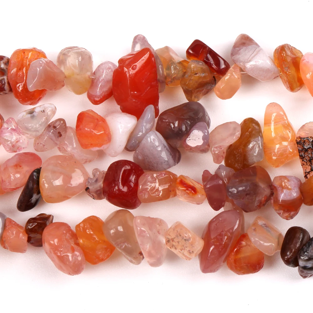 الطبيعية 3-12 مللي متر غير النظامية الحصى الجزع حجر الخرز رقائق فضفاضة الخرز الخرز لصنع المجوهرات عقد دي اي واي سوار الإكسسوار #2