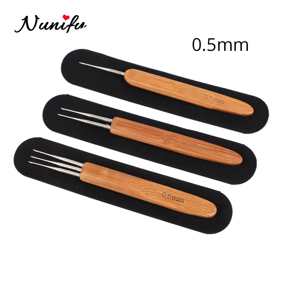 0.5Mm 0.75Mm Dreadlock Needle 1Pcs Crochet Hook For Dread Hair New Brand Quality Hook Needle For Crochet Braids