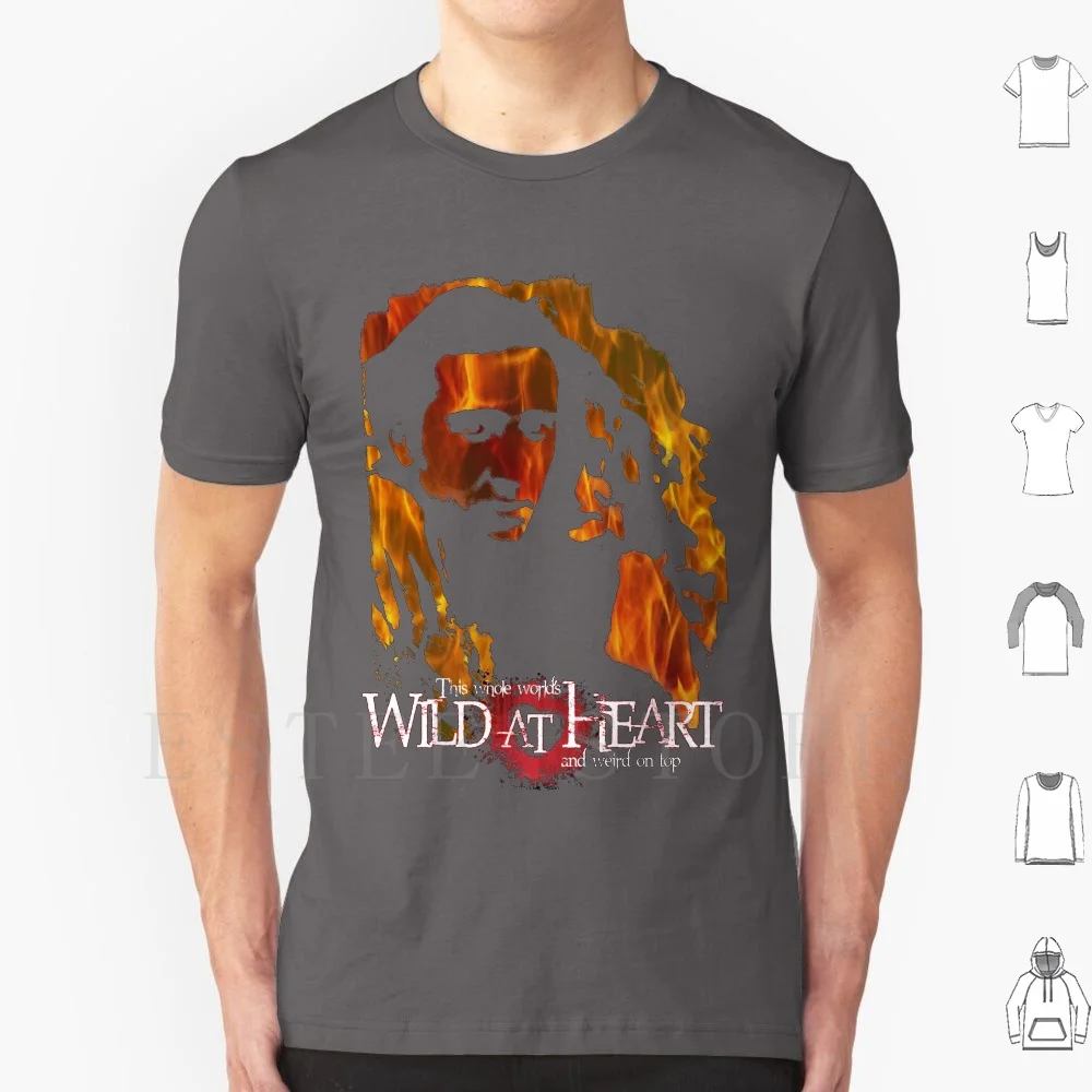 David Lynch's Wild At Heart T Shirt Print Cotton David Lynch Wild At Heart Nicholas Cage Laura Dern Barry Sailor And Lula Big