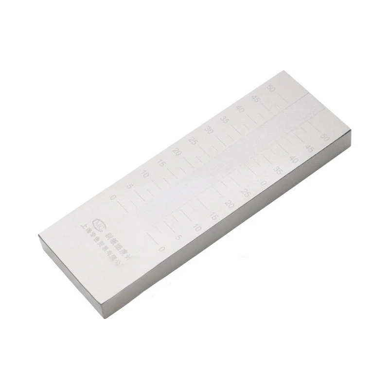 Stainless Steel Scraper Fineness Meter Single Groove Fineness Plate QXD Fineness Gauge 0-25-50-100um Optional Y