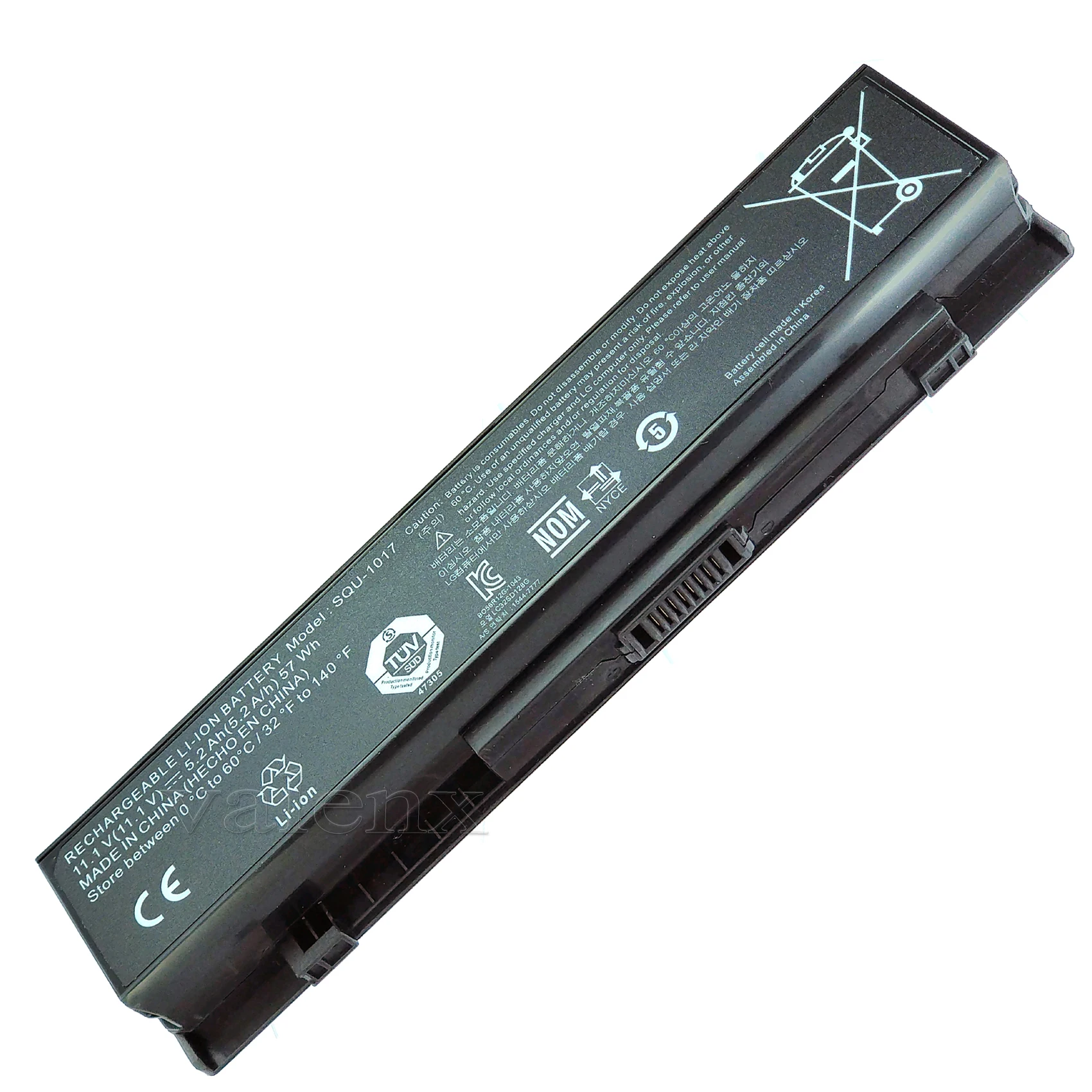 battery EAC61538601 SQU-1017 SQU-1007 for LG XNOTE N450E N450G P420K P420S S525 S535L S550G SD550 N560