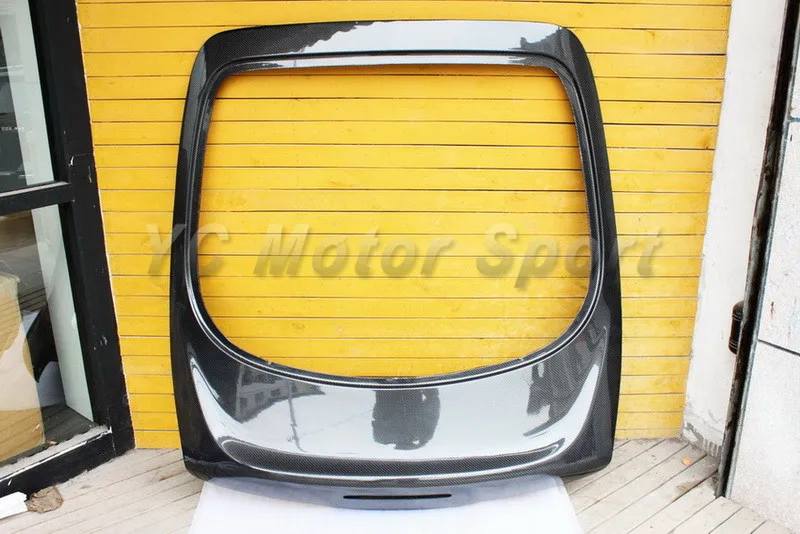 Car Accessories Carbon Fiber OEM Style Hatchback Fit For 1993-1998 MK4 Rear Hatch Trunk with Break Light Hole